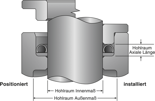Axiale C-Wellendichtringe